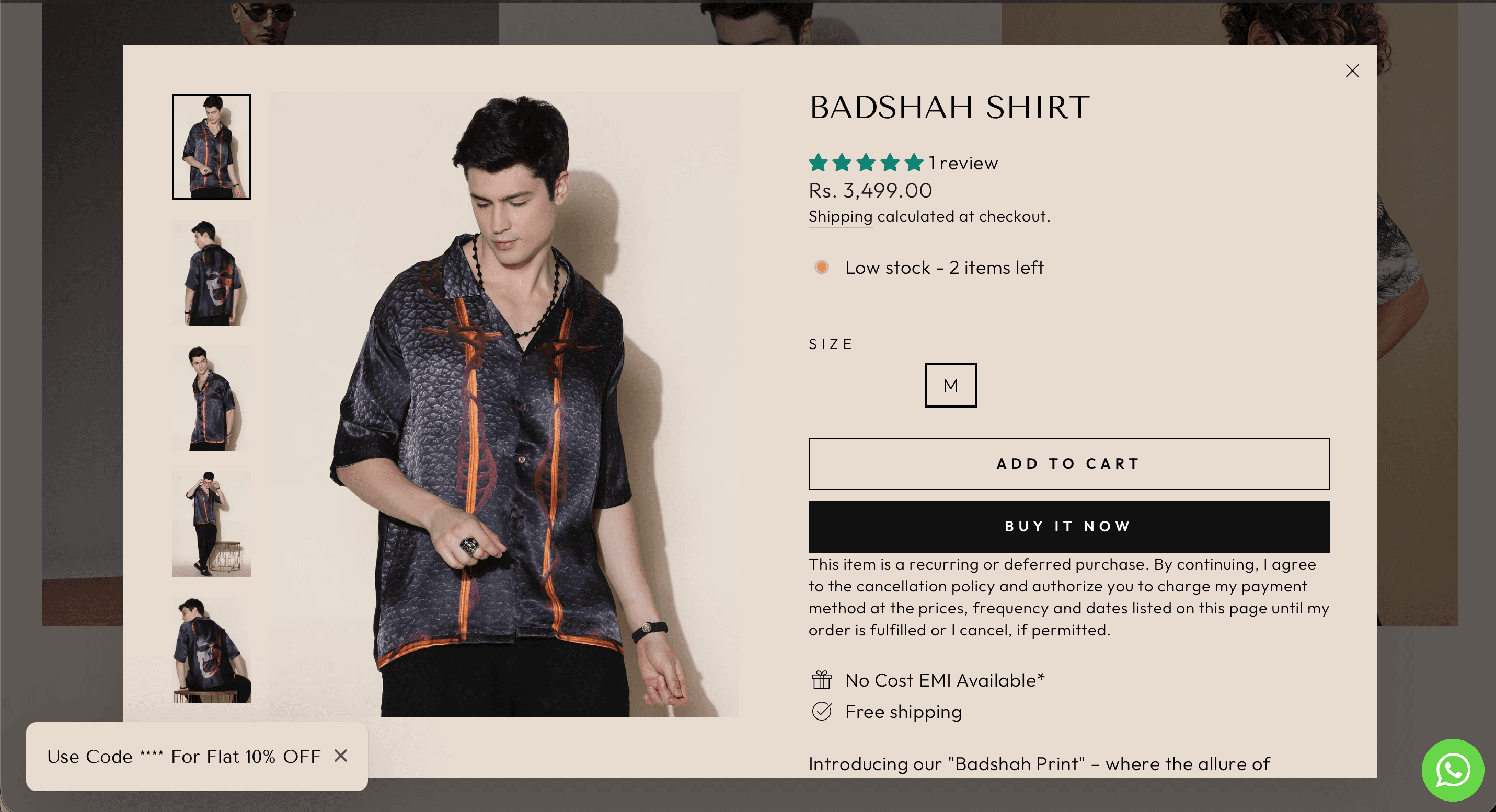 Mobile views — editorial look, fast UX